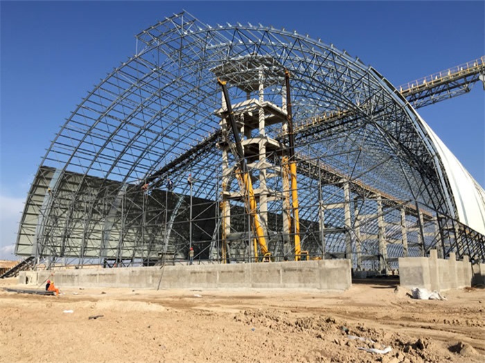 林芝煤机油桶翘工程网架